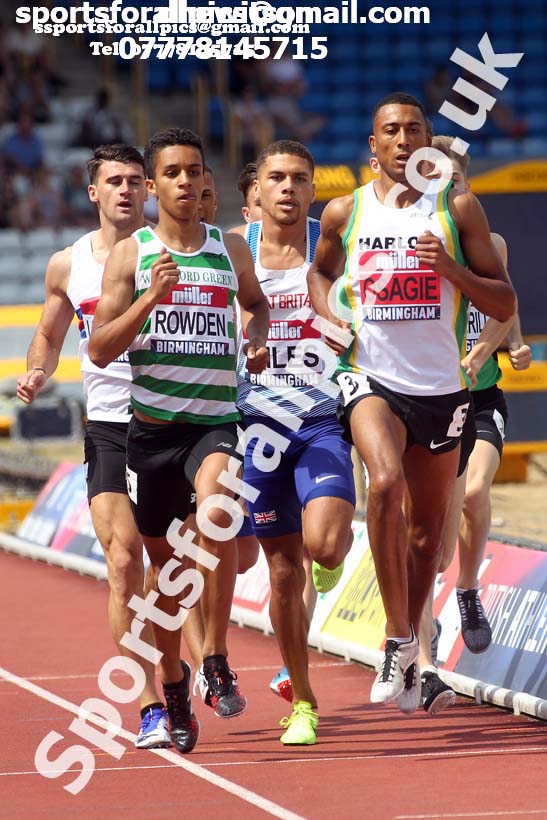 Mens 800 metres, Muller British Championships, Alexander Stadium, Birmingham. Photo: David T. Hewitson/Sports for All Pics
